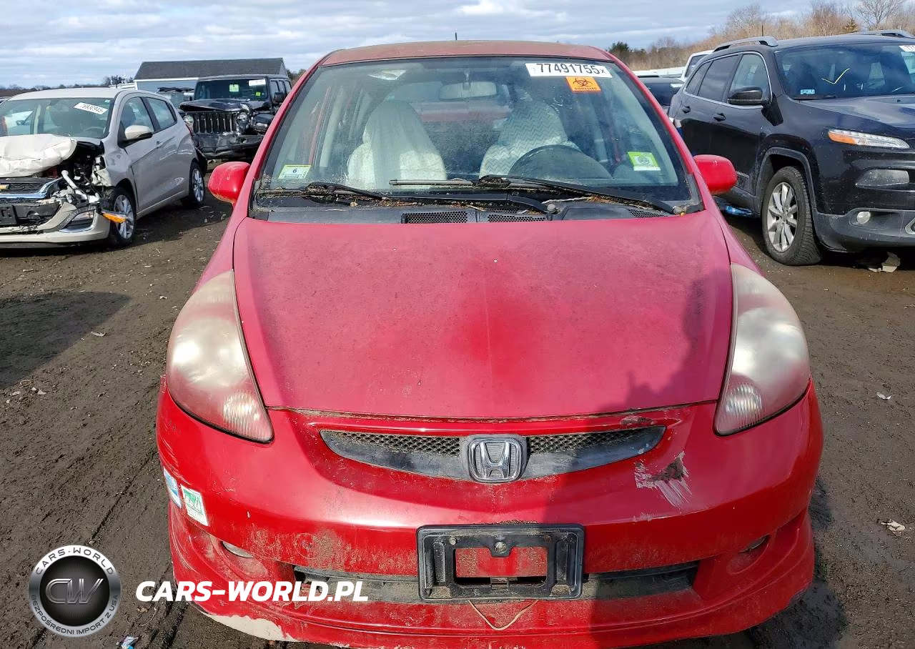2008 Honda Fit Sport VIN:JHMGD38658S007957 - 5