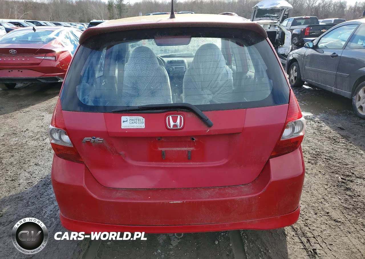 2008 Honda Fit Sport VIN:JHMGD38658S007957 - 6