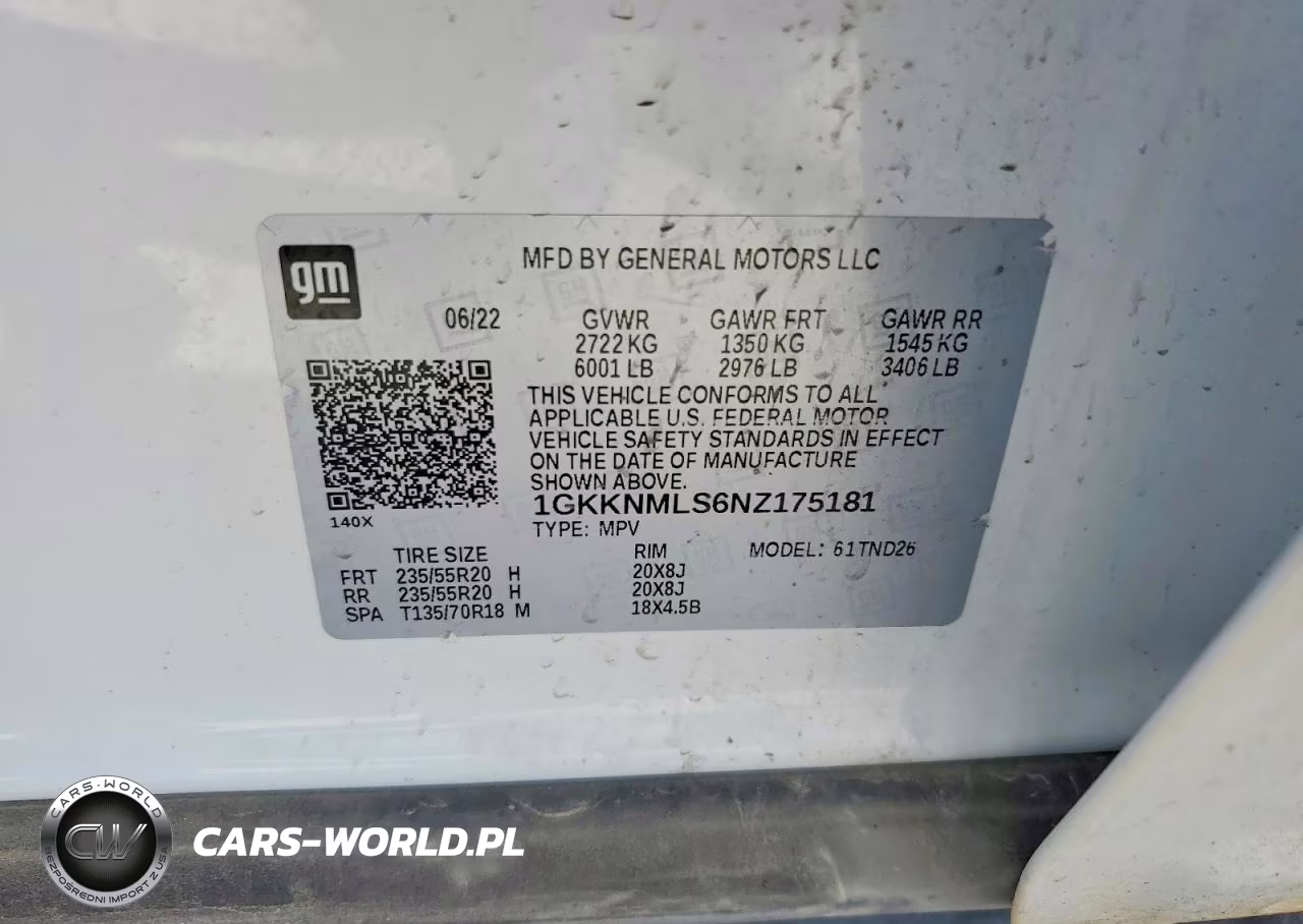 2022 GMC Acadia Slt VIN:1GKKNMLS6NZ175181 - 13