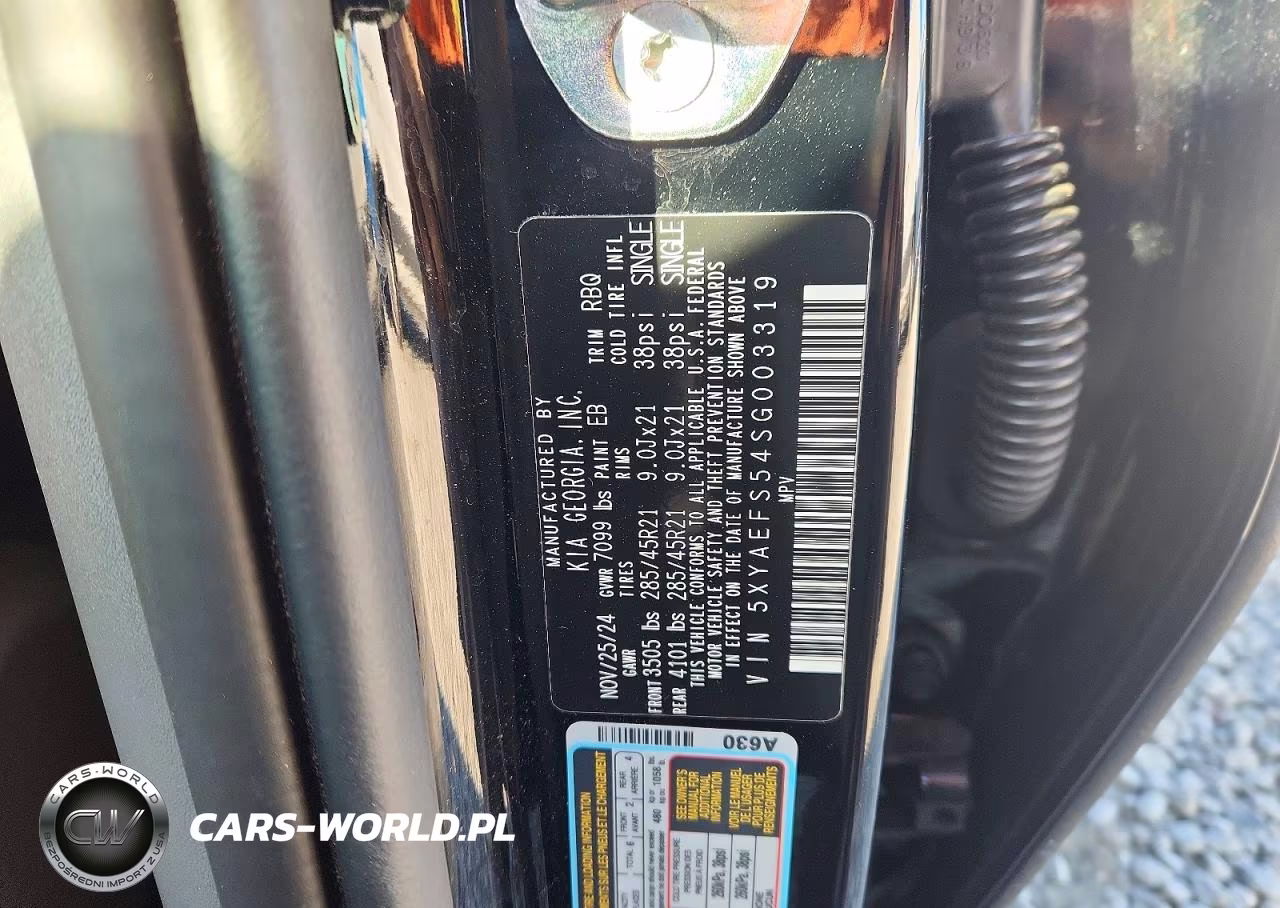 2025 Kia Ev9 Gt Line VIN:5XYAEFS54SG003319 - 13