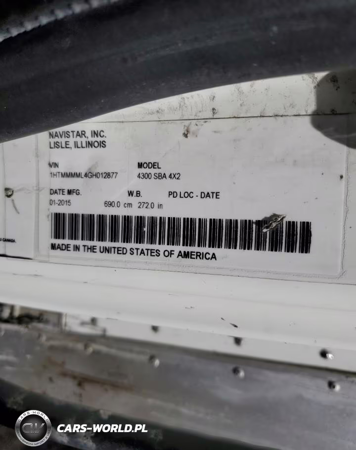 2016 International 4000 4300 VIN:1HTMMMML4GH012877 - 13