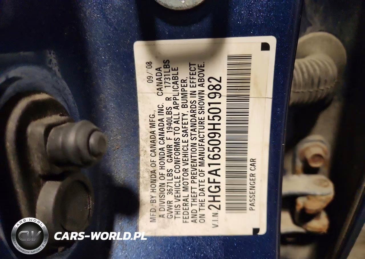 2009 Honda Civic Lx VIN:2HGFA16509H501982 - 12