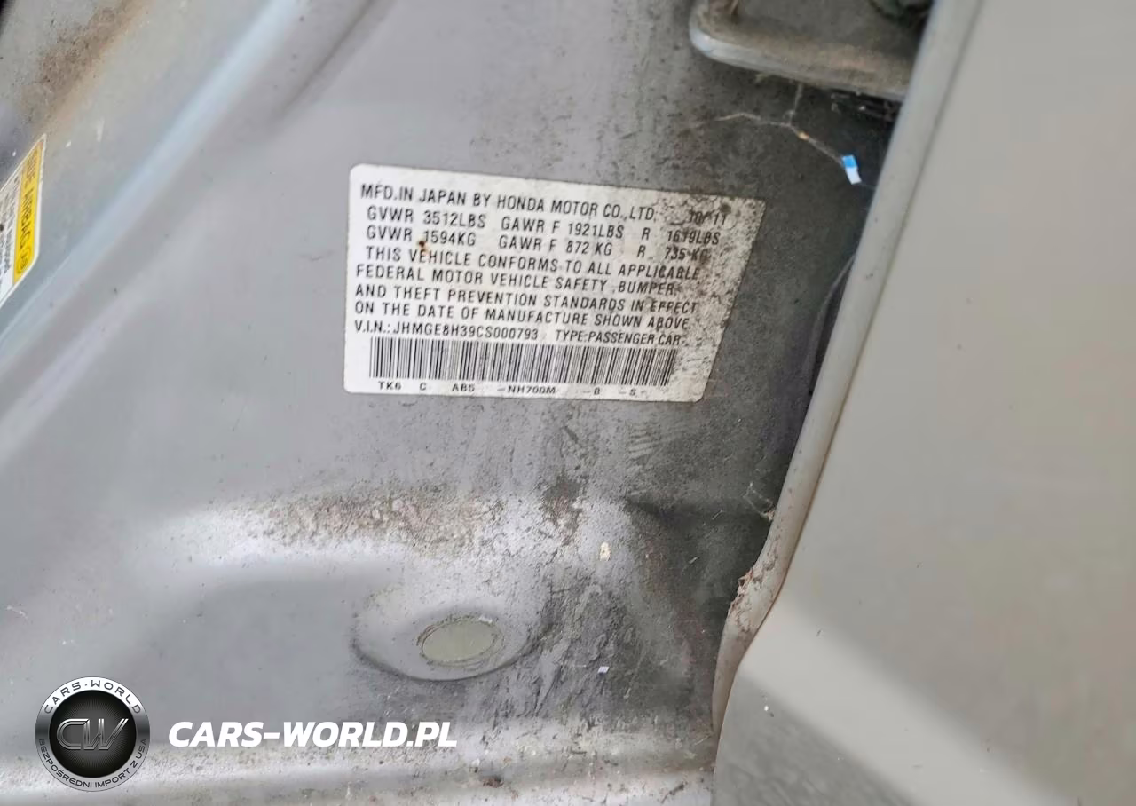 2012 Honda Fit VIN:JHMGE8H39CS000793 - 12