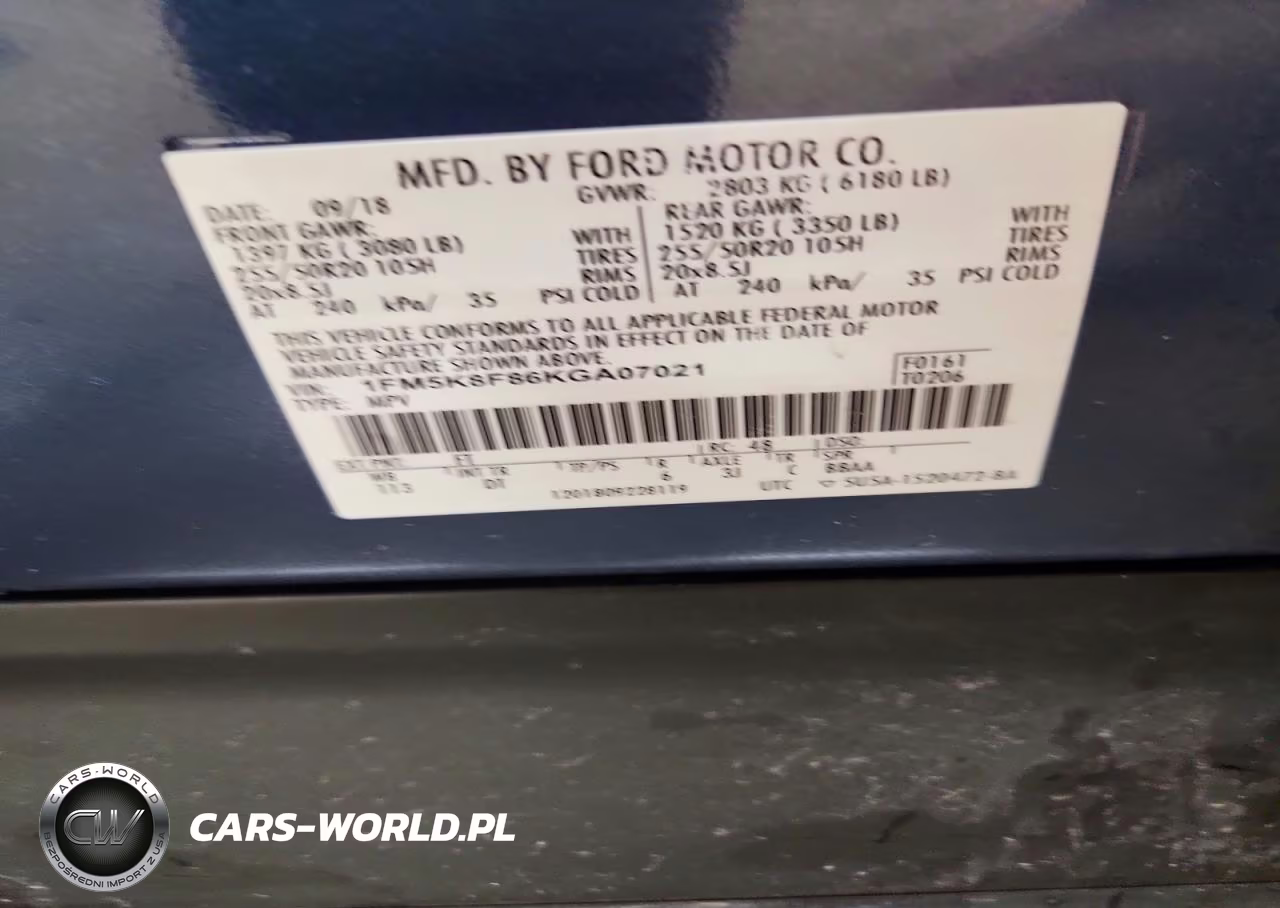 2019 Ford Explorer Limited VIN:1FM5K8F86KGA07021 - 14