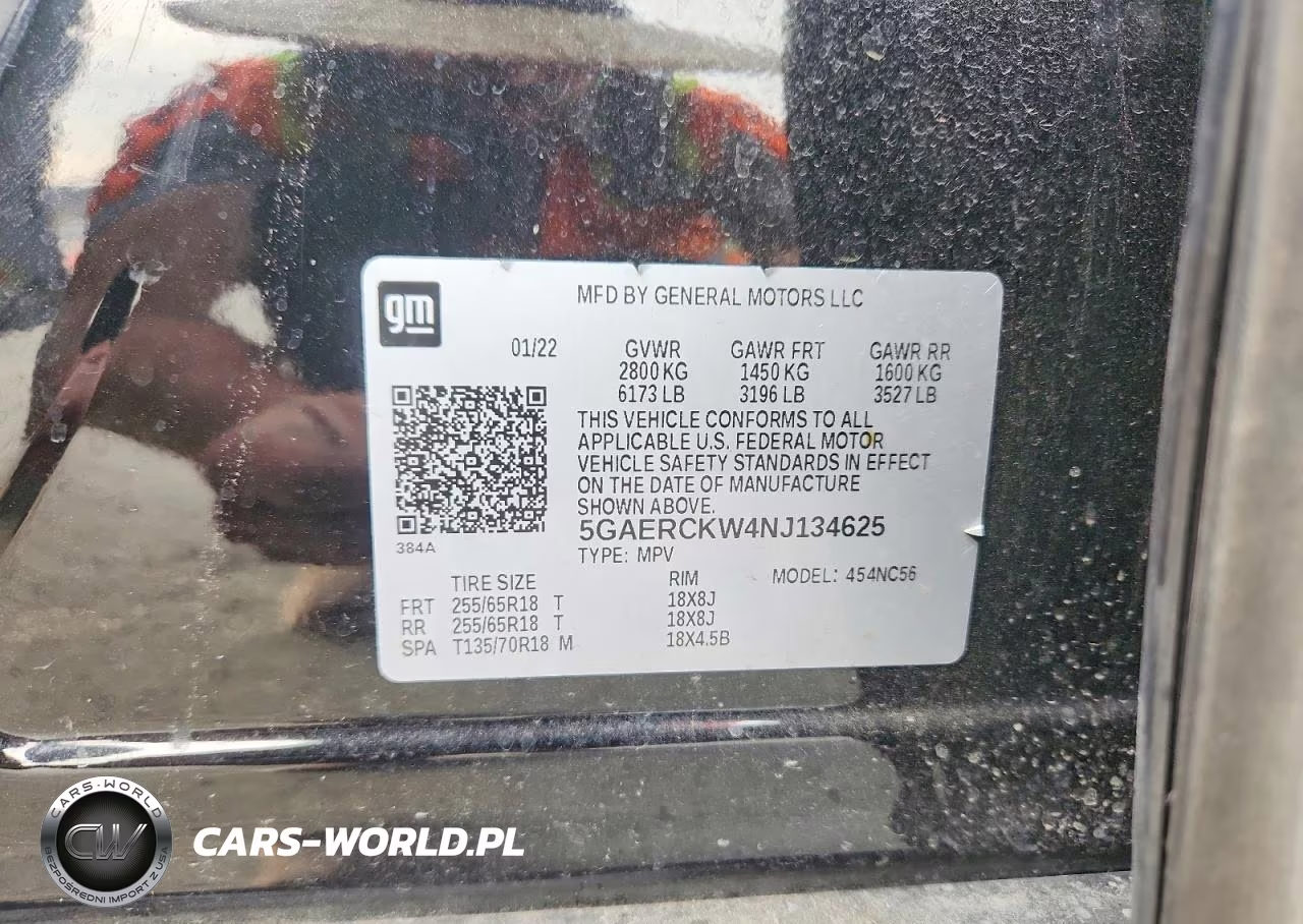 2022 Buick Enclave Premium VIN:5GAERCKW4NJ134625 - 12