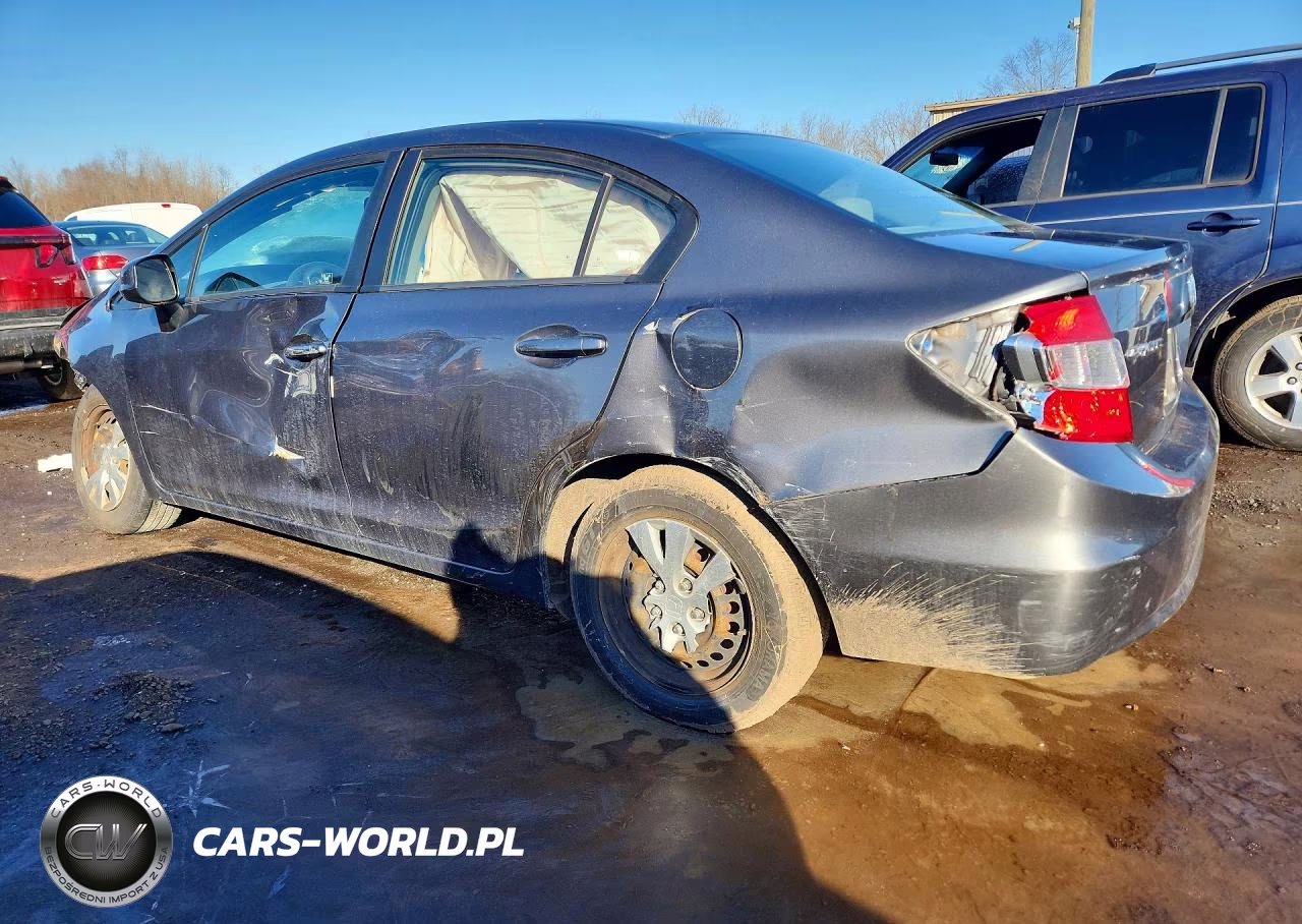 2012 Honda Civic Lx VIN:19XFB2F5XCE356177 - 2