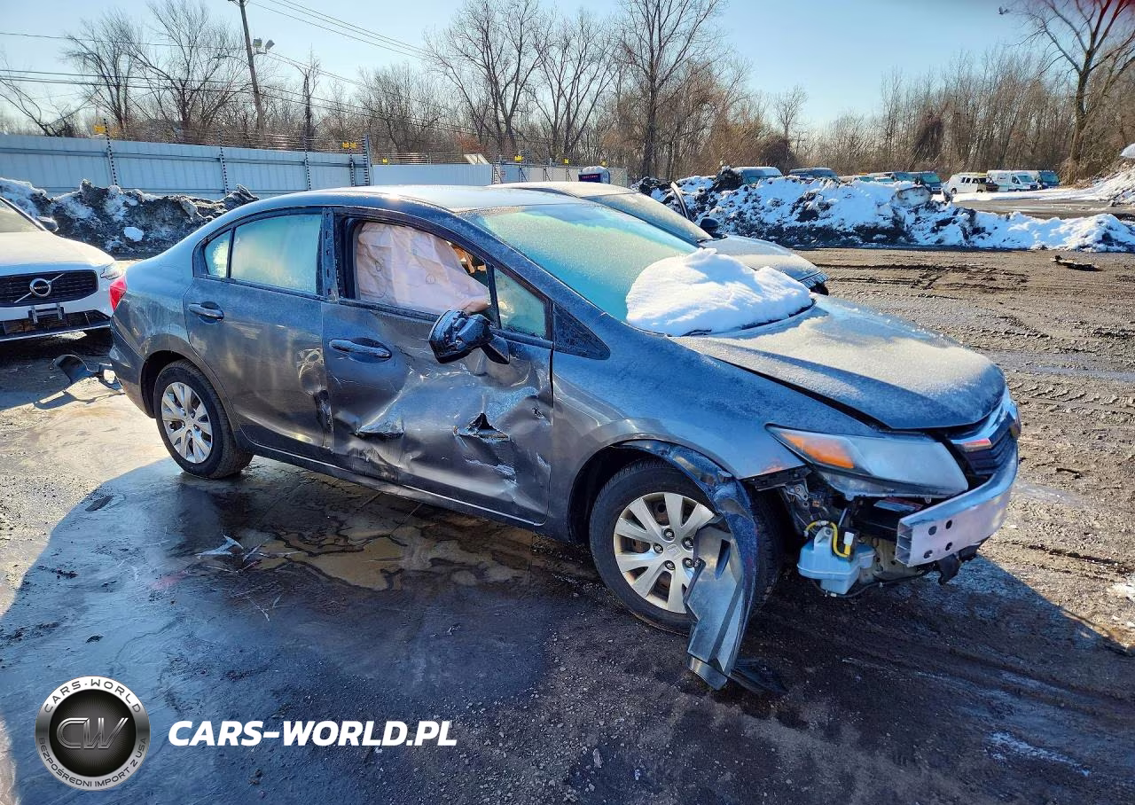 2012 Honda Civic Lx VIN:19XFB2F5XCE356177 - 4