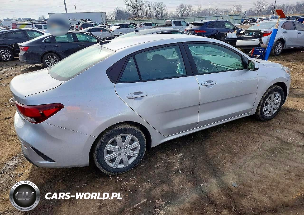 2021 Kia Rio Lx VIN:3KPA24AD5ME386578 - 3