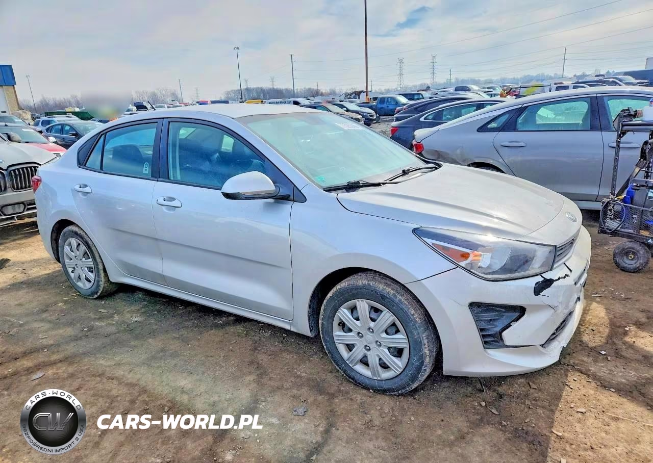 2021 Kia Rio Lx VIN:3KPA24AD5ME386578 - 4