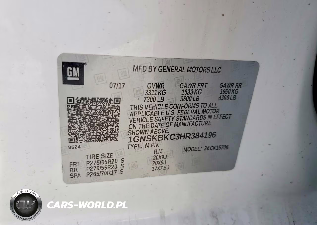 2017 Chevrolet Tahoe K1500 Lt VIN:1GNSKBKC3HR384196 - 12