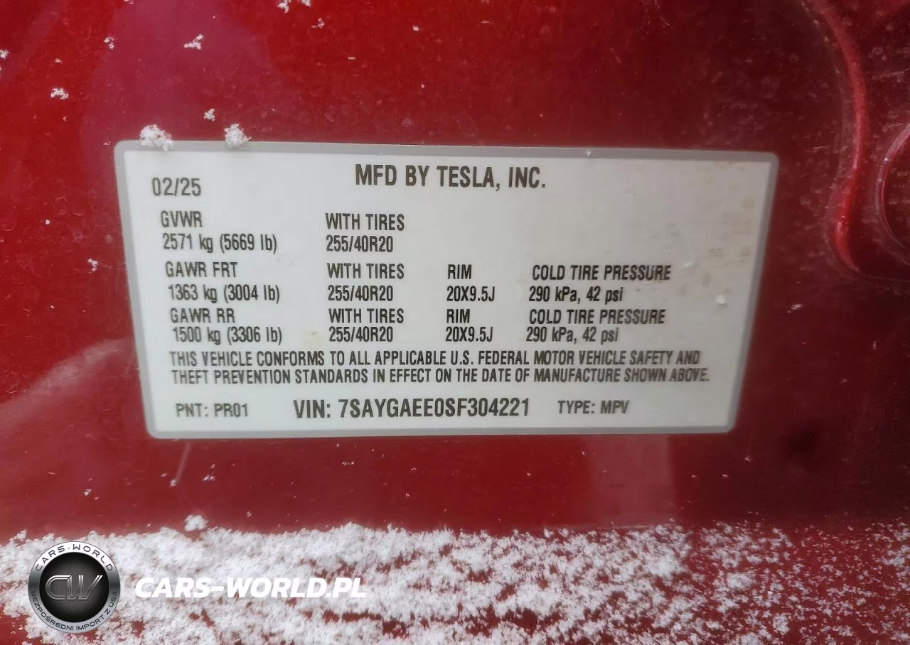 2017 Tesla Model Y VIN:7SAYGAEE0SF304221 - 12