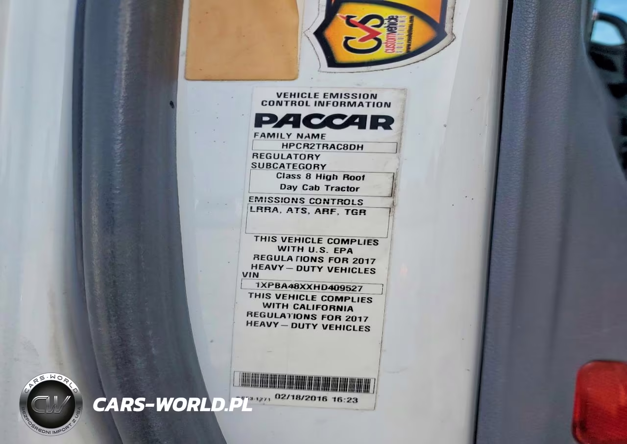 2017 Pntw 579 - Semi Truck VIN:1XPBA48XXHD409527 - 10