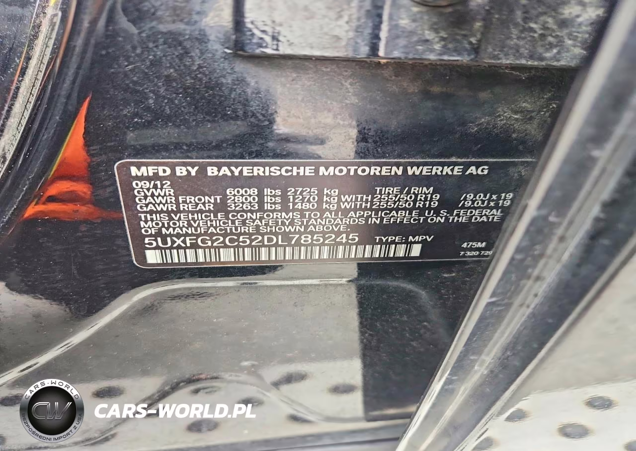 2013 BMW X6 xDrive35I VIN:5UXFG2C52DL785245 - 13