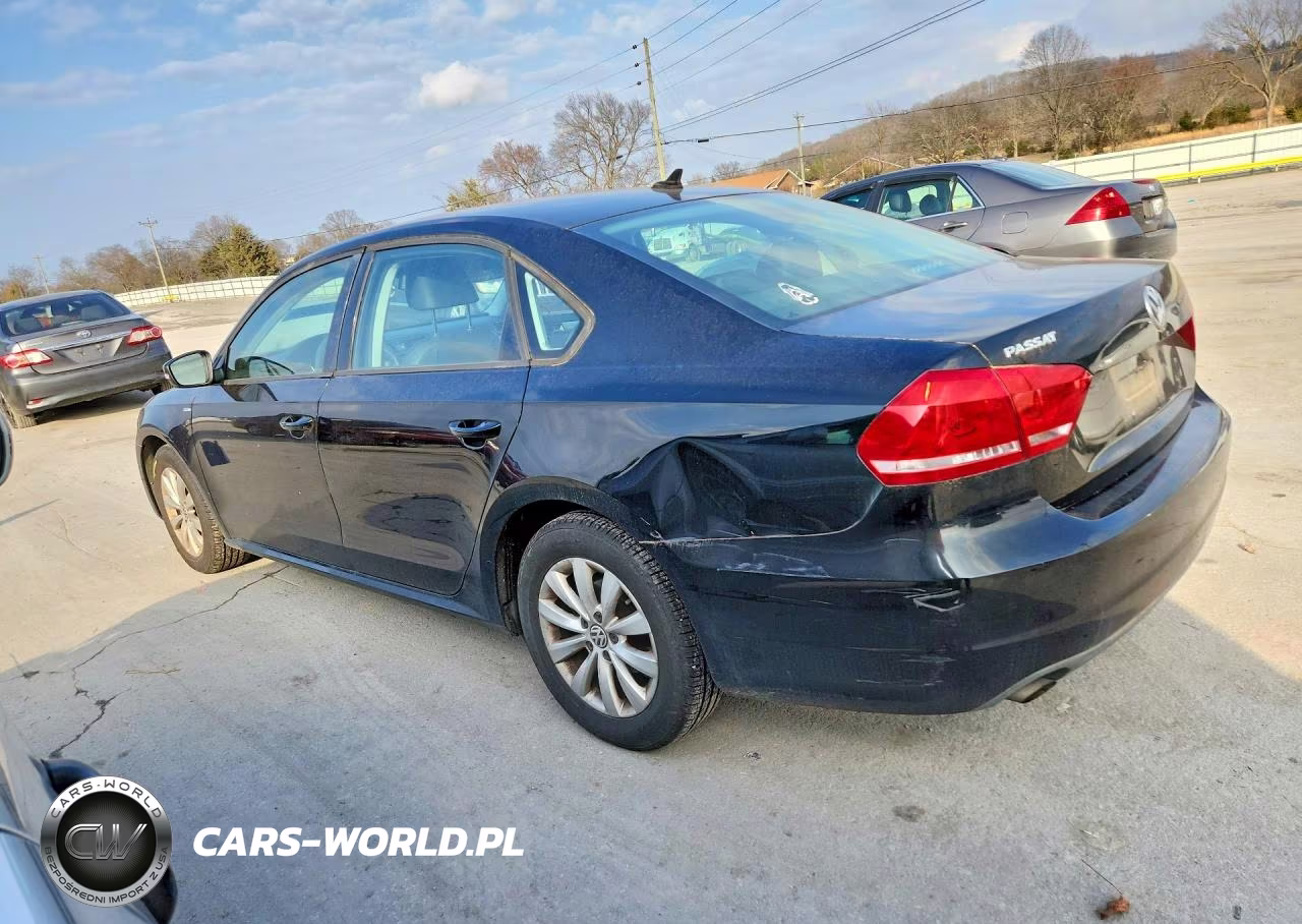 2013 Volkswagen Passat S VIN:1VWAP7A38DC145726 - 2