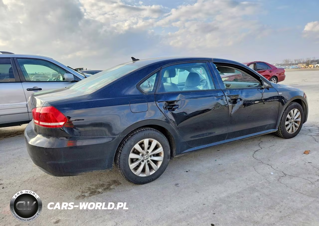 2013 Volkswagen Passat S VIN:1VWAP7A38DC145726 - 3