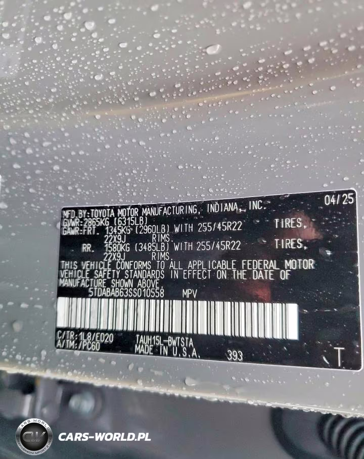 2025 Lexus Tx 500H F Sport Premium VIN:5TDABAB63SS010558 - 13