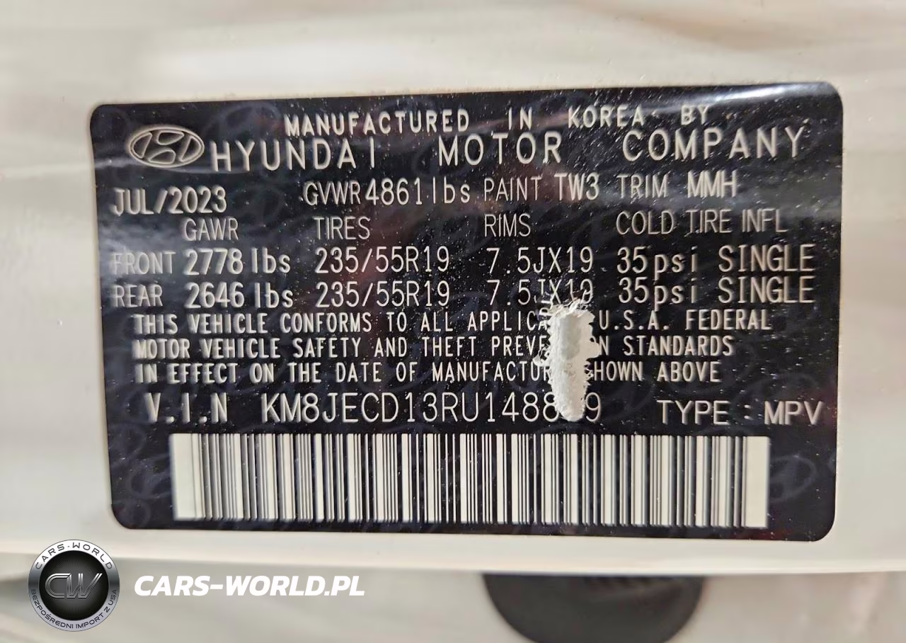 2024 Hyundai Tucson Limited VIN:KM8JECD13RU148879 - 12