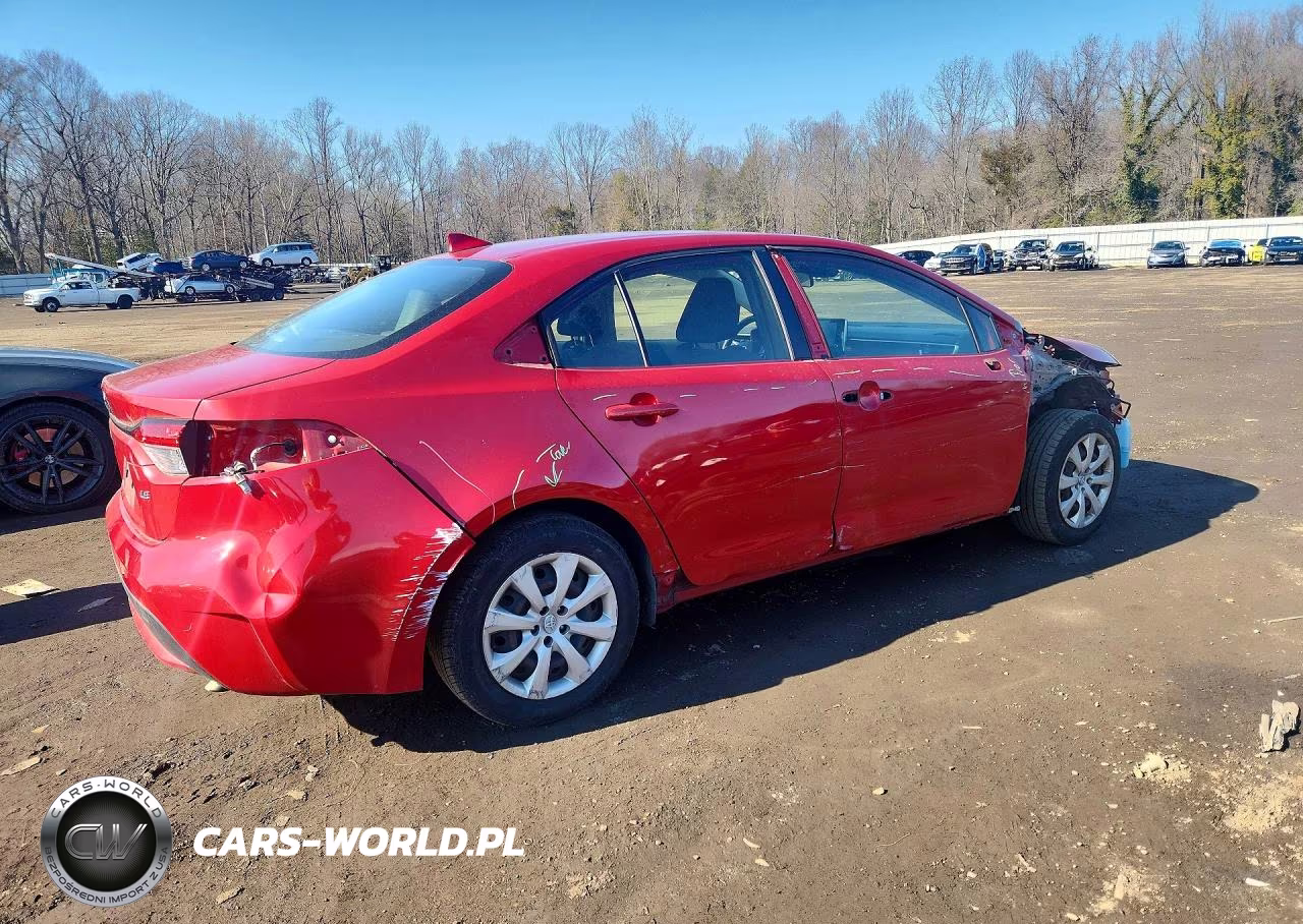 2020 Toyota Corolla Le VIN:JTDEPRAE9LJ024702 - 3