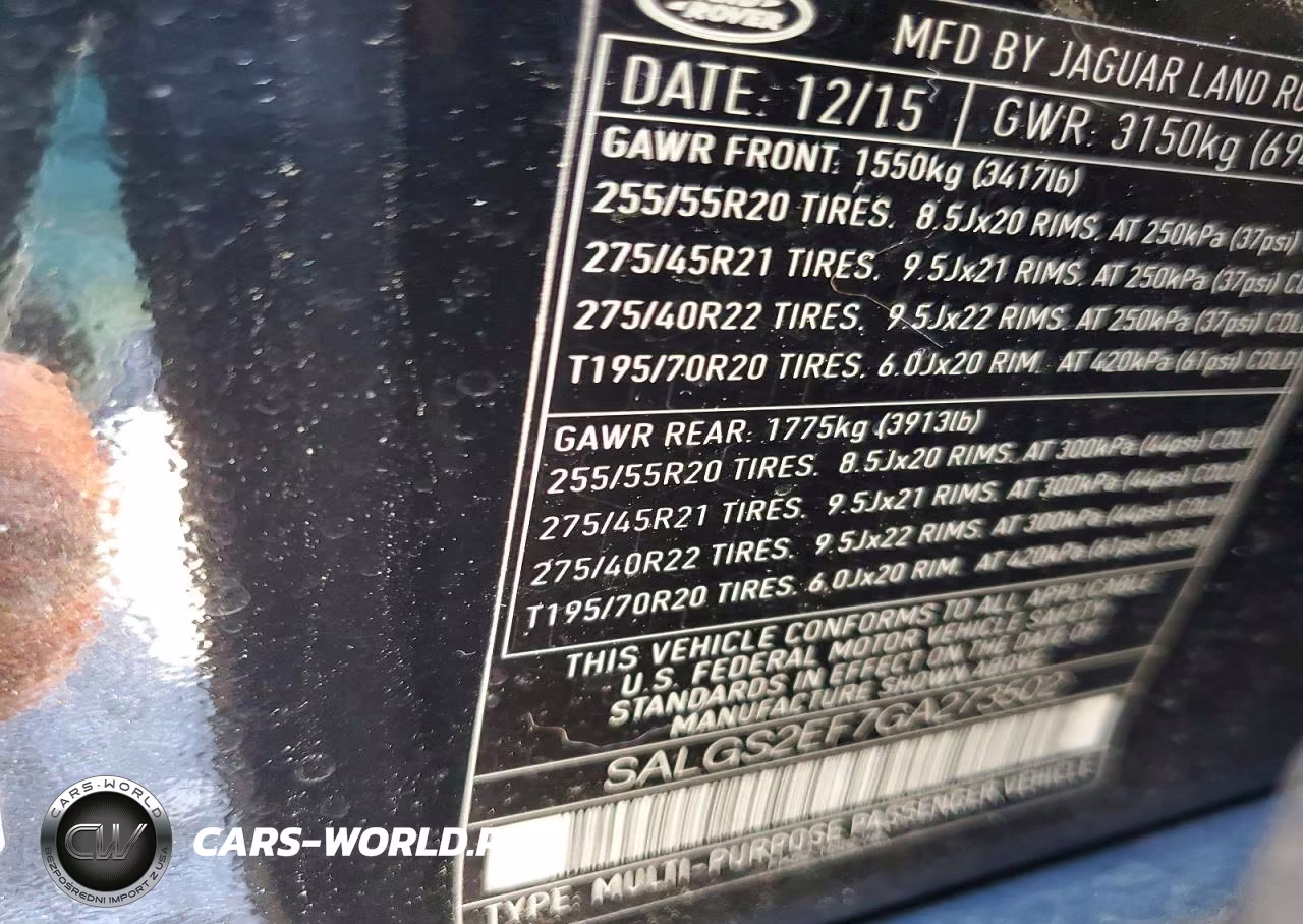 2016 Land Rover Range Rover Supercharged VIN:SALGS2EF7GA273502 - 13