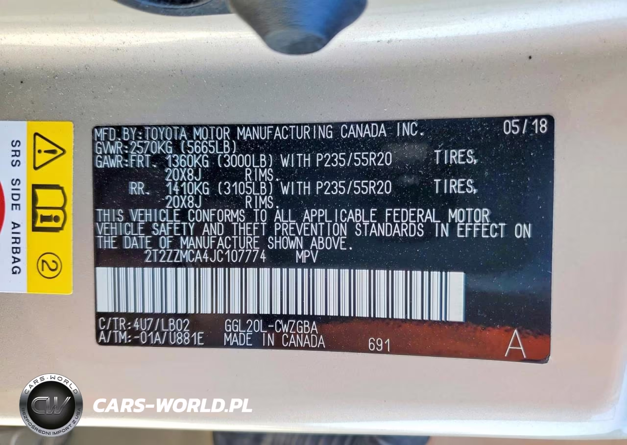 2018 Lexus Rx 350 Base VIN:2T2ZZMCA4JC107774 - 12