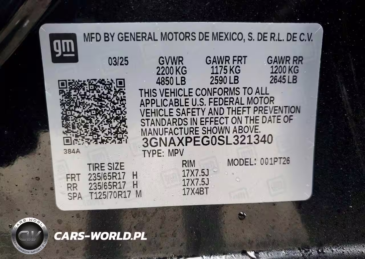 2025 Chevrolet Equinox Lt VIN:3GNAXPEG0SL321340 - 13