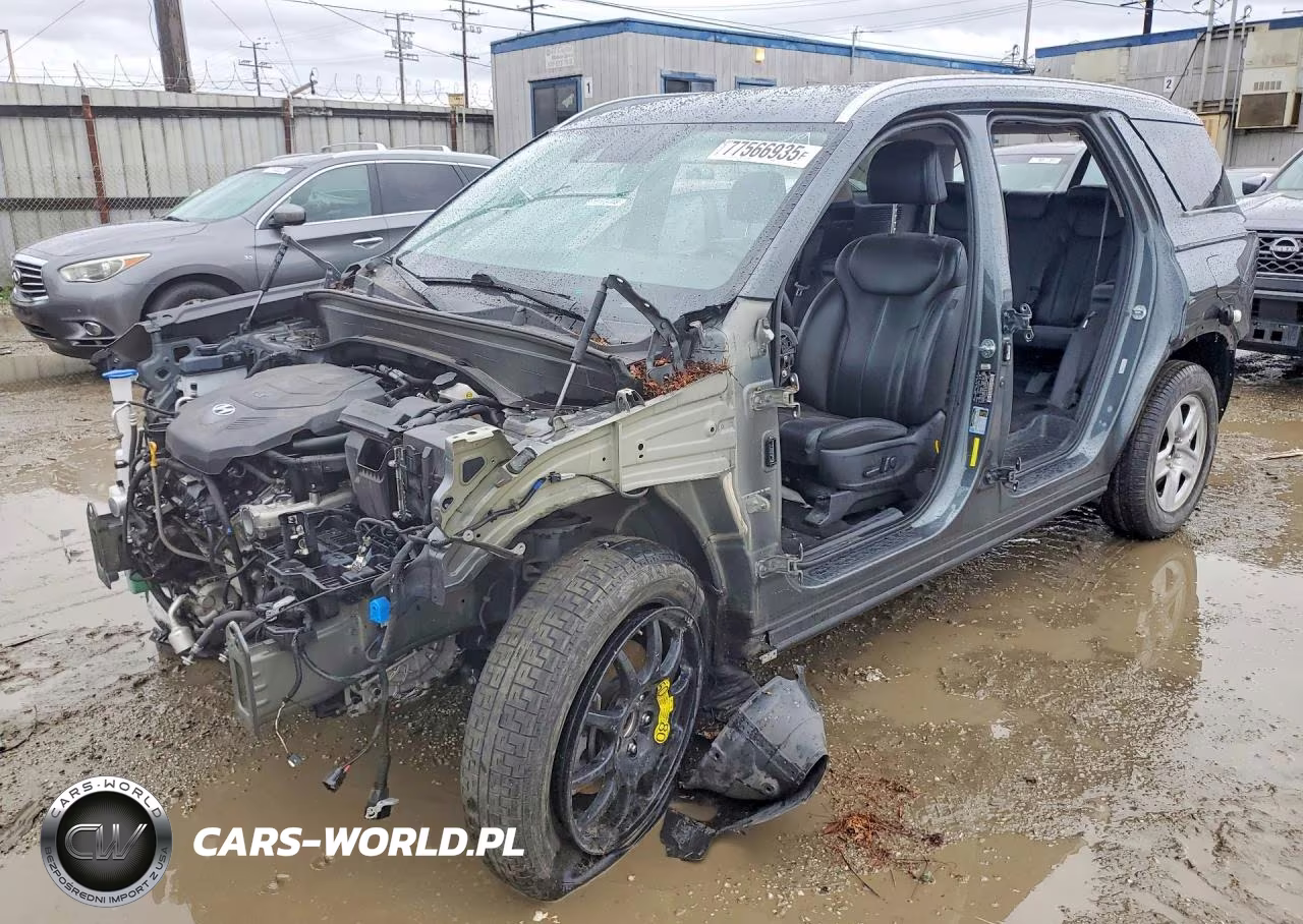 2022 Hyundai Palisade Sel VIN:KM8R44HE2NU446889 - 1