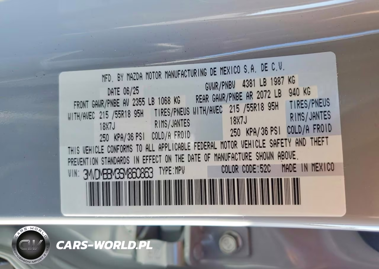 2025 Mazda Cx-30 Select VIN:3MVDMBBM3SM860863 - 13