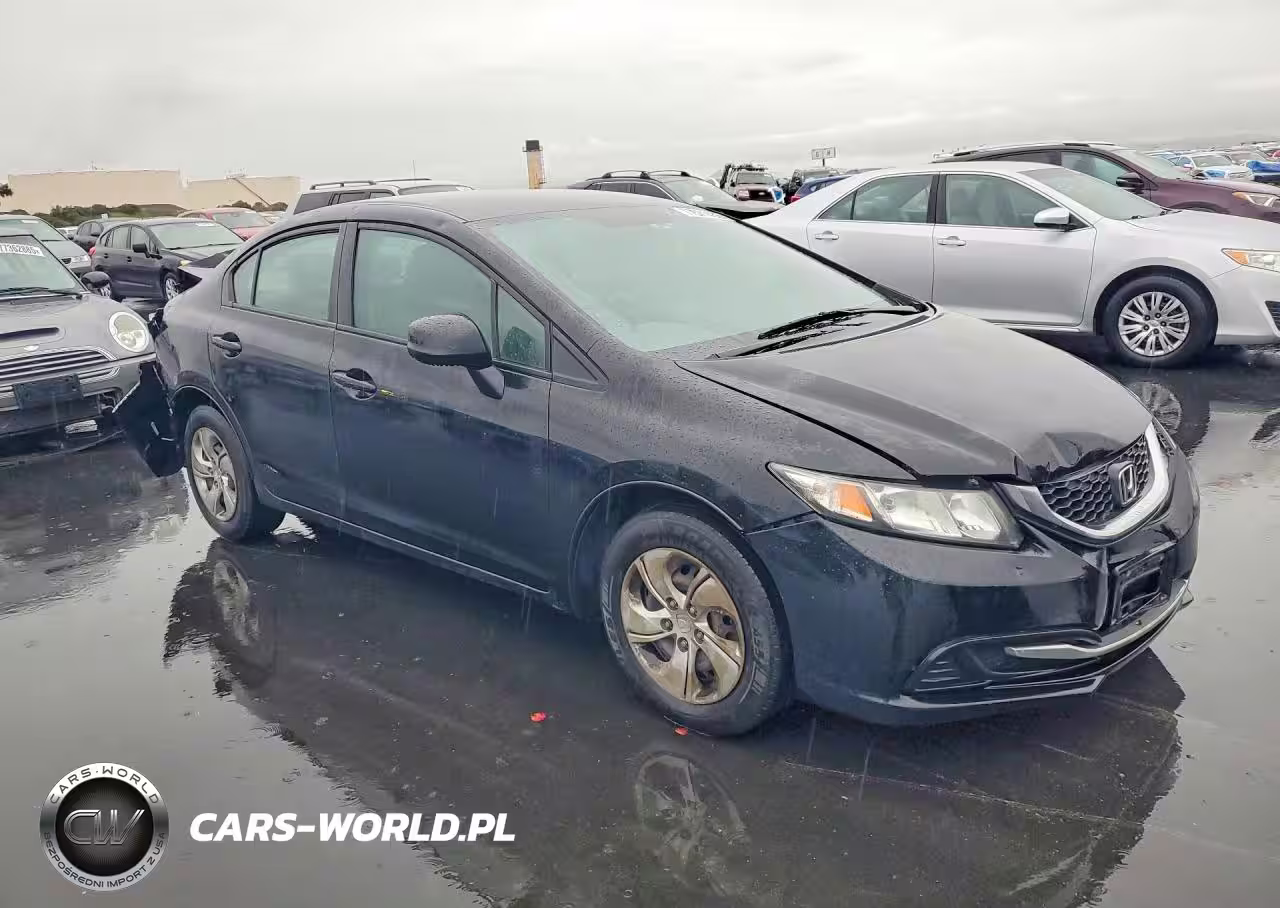 2013 Honda Civic Lx VIN:19XFB2F55DE246252 - 4