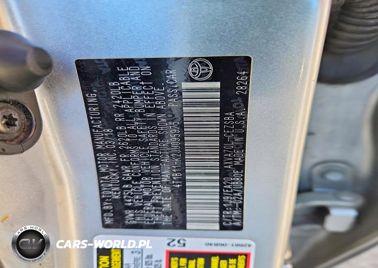 2018 Toyota Camry Se VIN:4T1B11HK2JU095975 - 13
