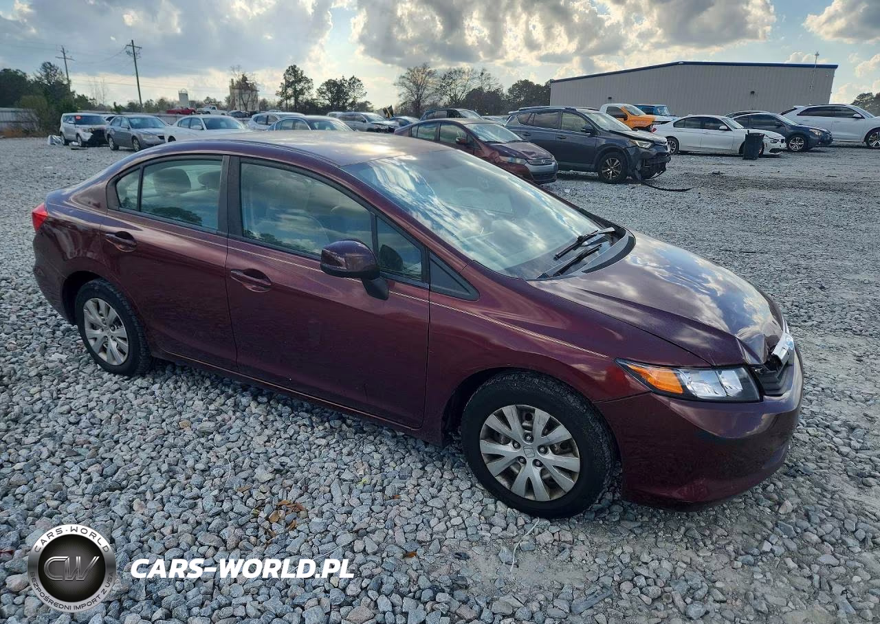 2012 Honda Civic Lx VIN:2HGFB2F5XCH596223 - 4
