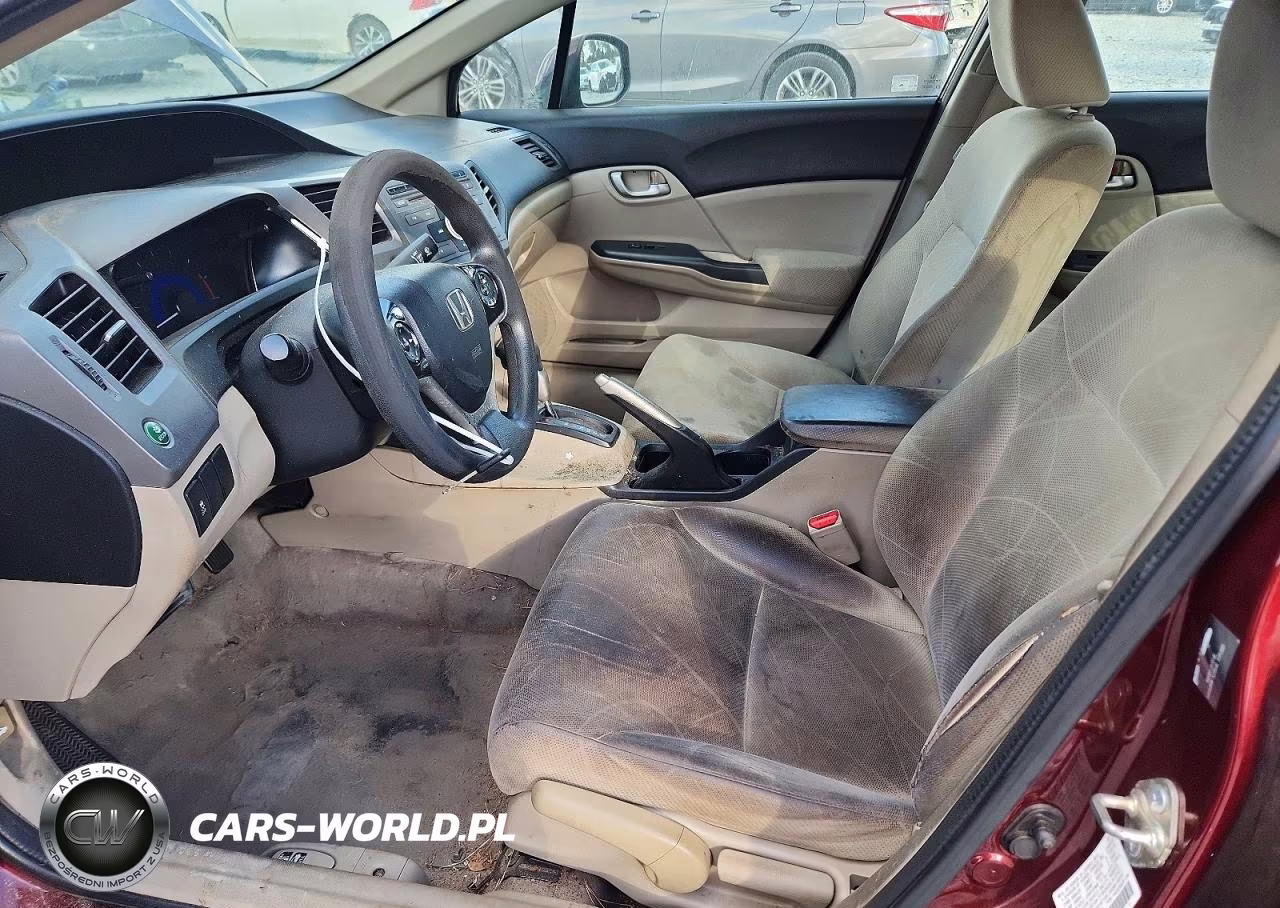 2012 Honda Civic Lx VIN:2HGFB2F5XCH596223 - 7