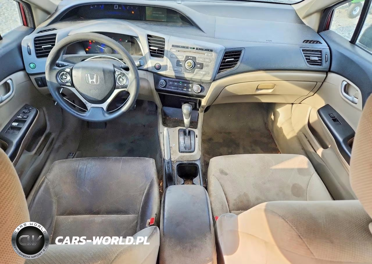 2012 Honda Civic Lx VIN:2HGFB2F5XCH596223 - 8