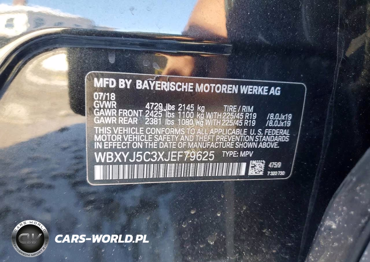 2018 BMW X2 xDrive28I VIN:WBXYJ5C3XJEF79625 - 12