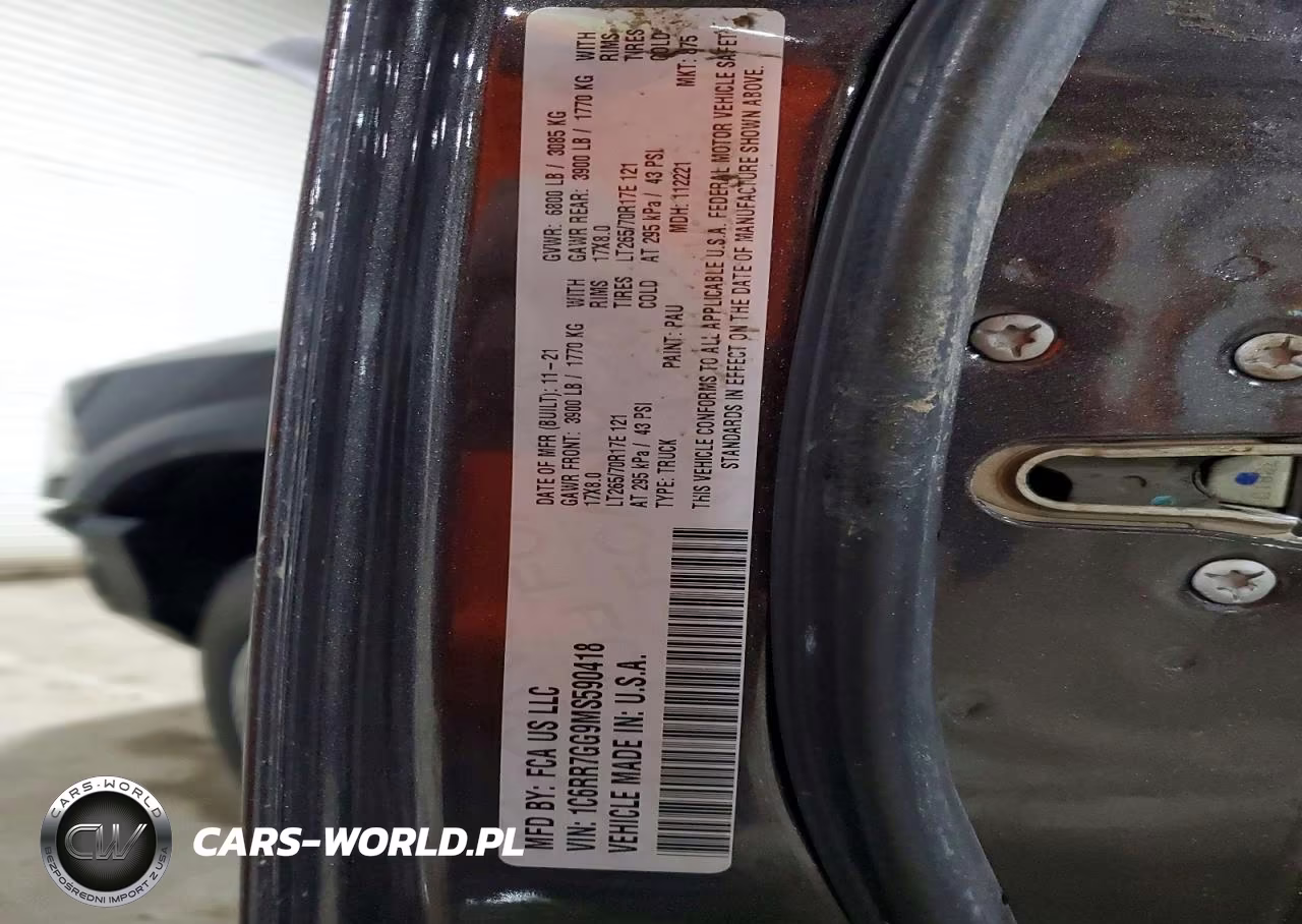 2021 Ram 1500 Classic Slt VIN:1C6RR7GG9MS590418 - 13