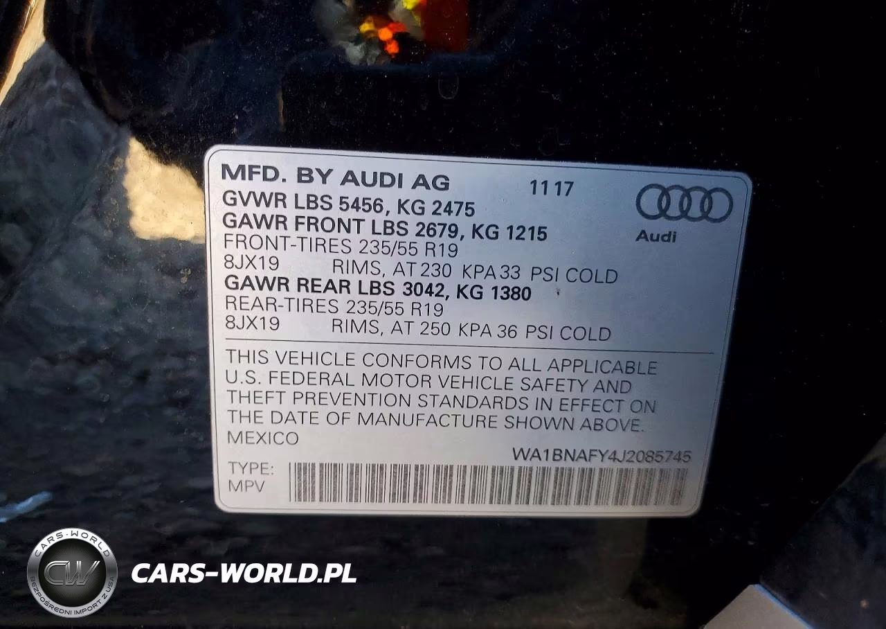 2018 Audi Q5 Premium Plus VIN:WA1BNAFY4J2085745 - 12