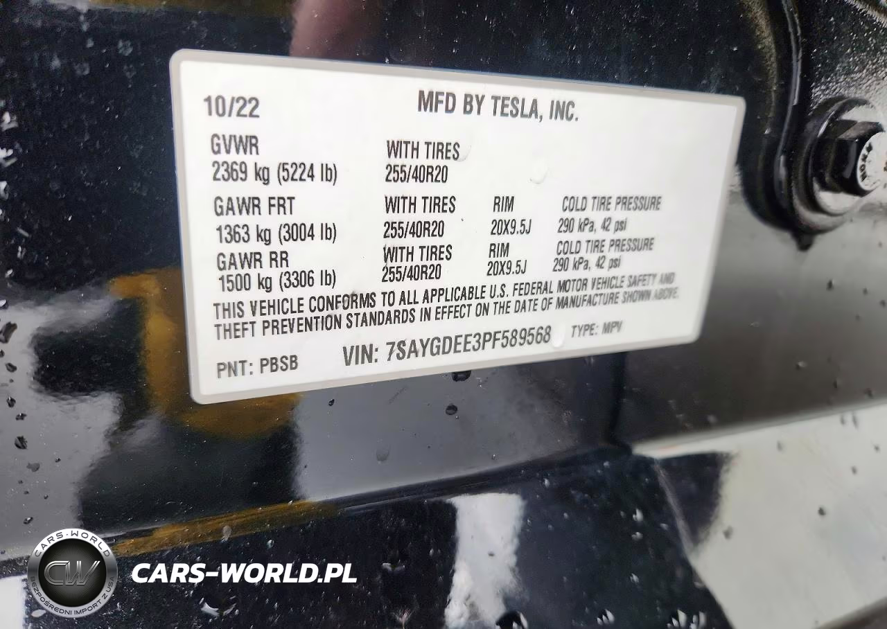2023 Tesla Model Y VIN:7SAYGDEE3PF589568 - 13