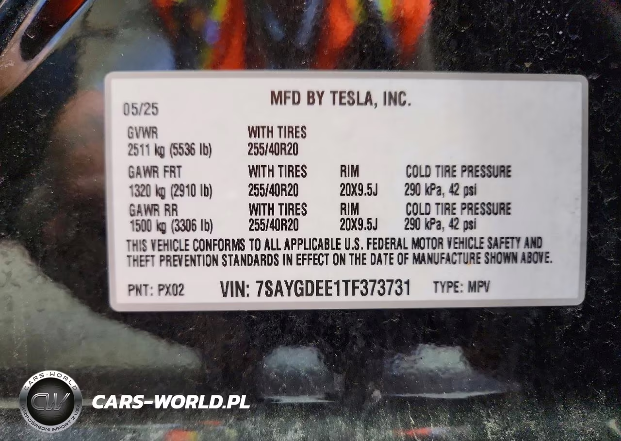 2026 Tesla Model Y VIN:7SAYGDEE1TF373731 - 14