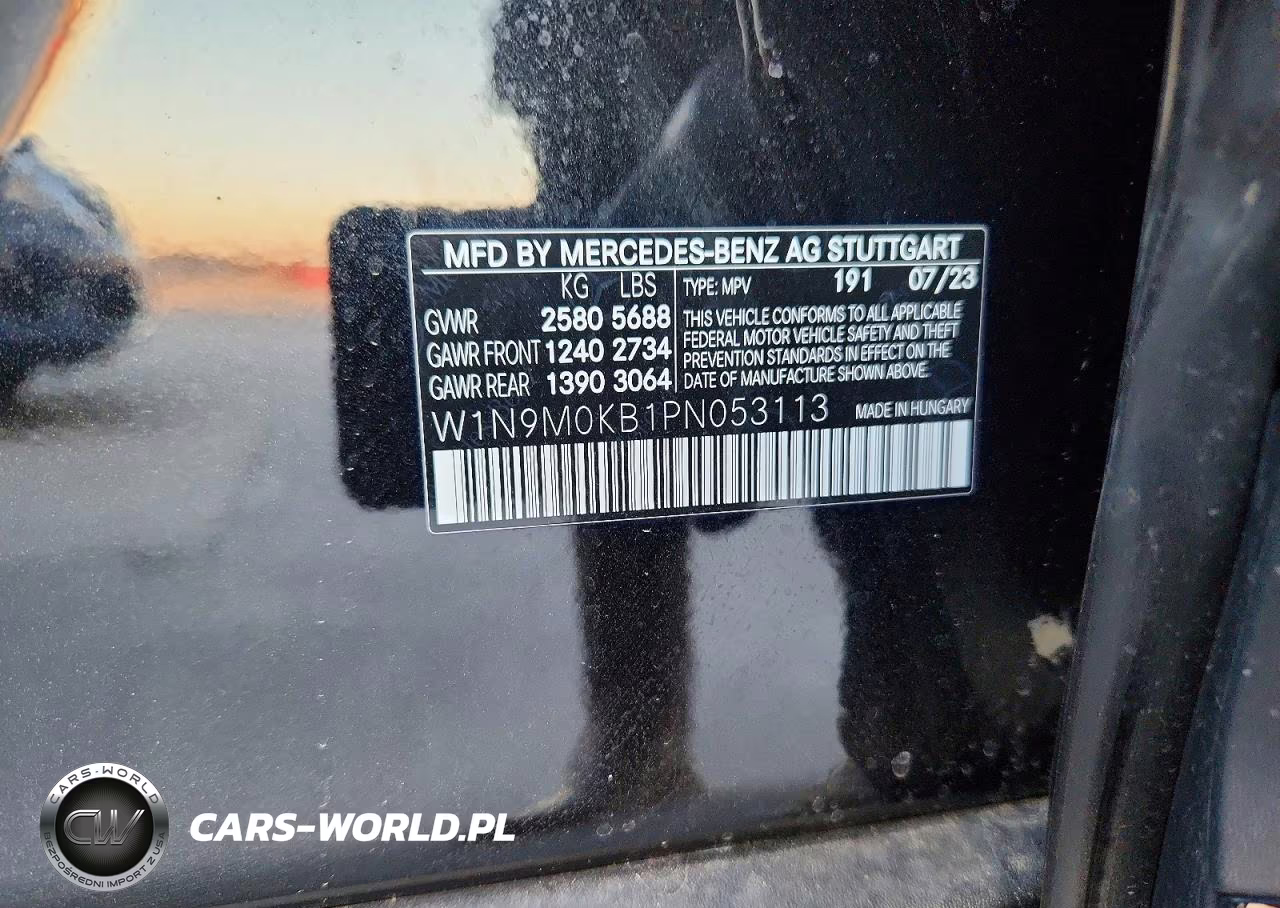 2023 Mercedes-Benz Eqb 300 4Matic VIN:W1N9M0KB1PN053113 - 12