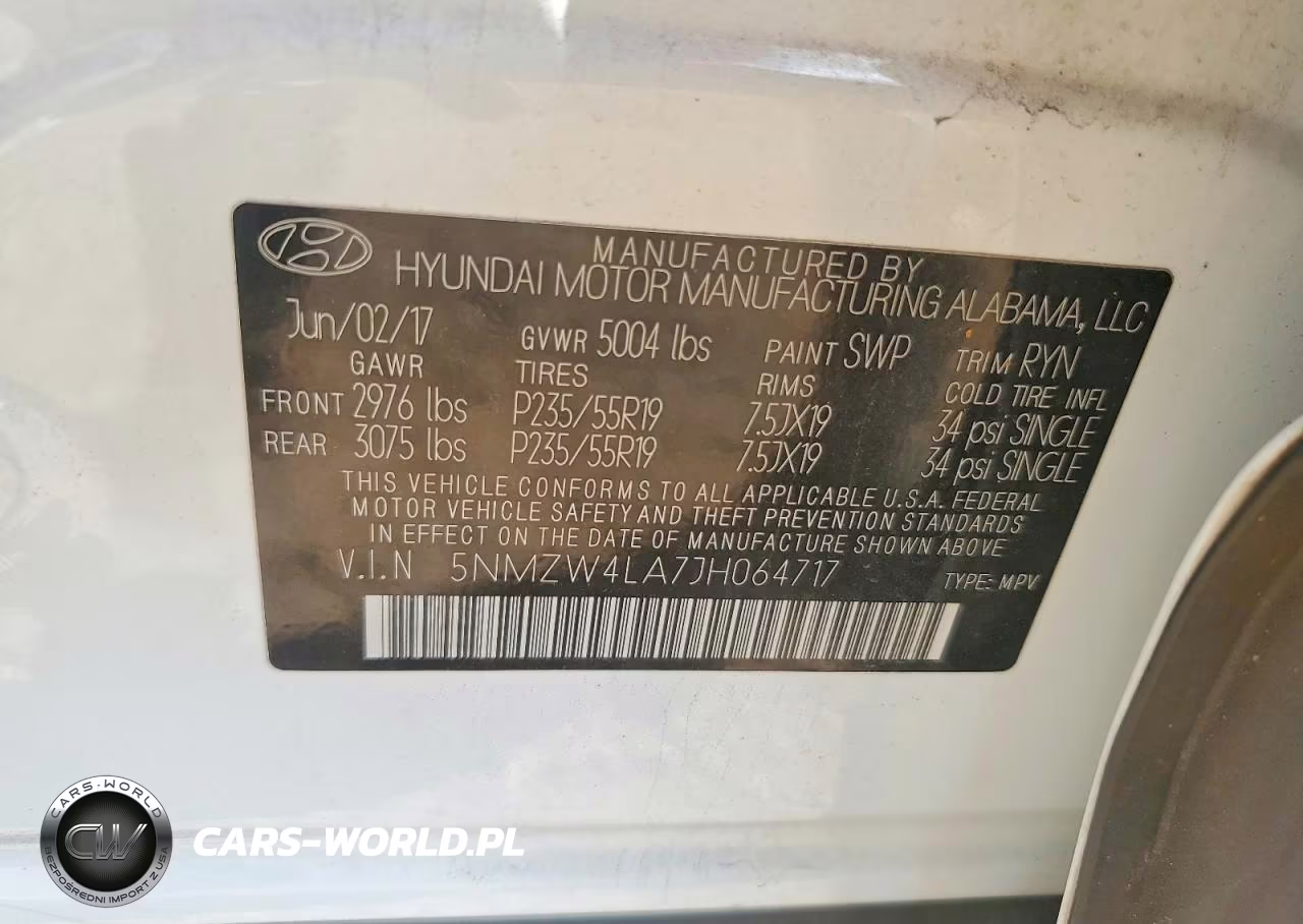 2018 Hyundai Santa Fe Sport VIN:5NMZW4LA7JH064717 - 14