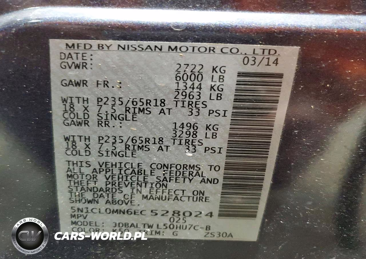 2014 Infiniti Qx60 Hybrid VIN:5N1CL0MN6EC528024 - 13