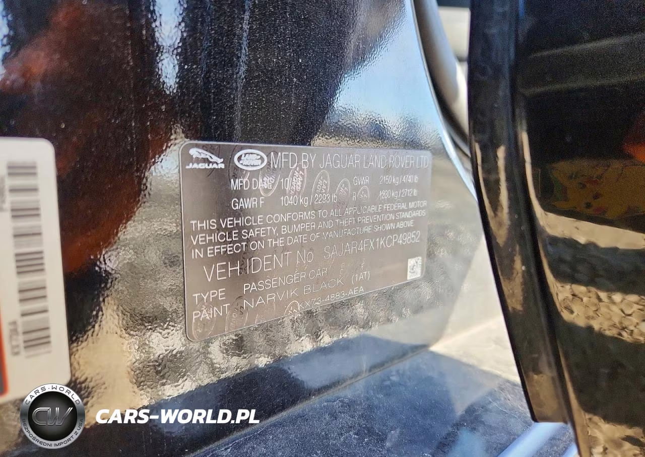2019 Jaguar Xe VIN:SAJAR4FX1KCP49852 - 12