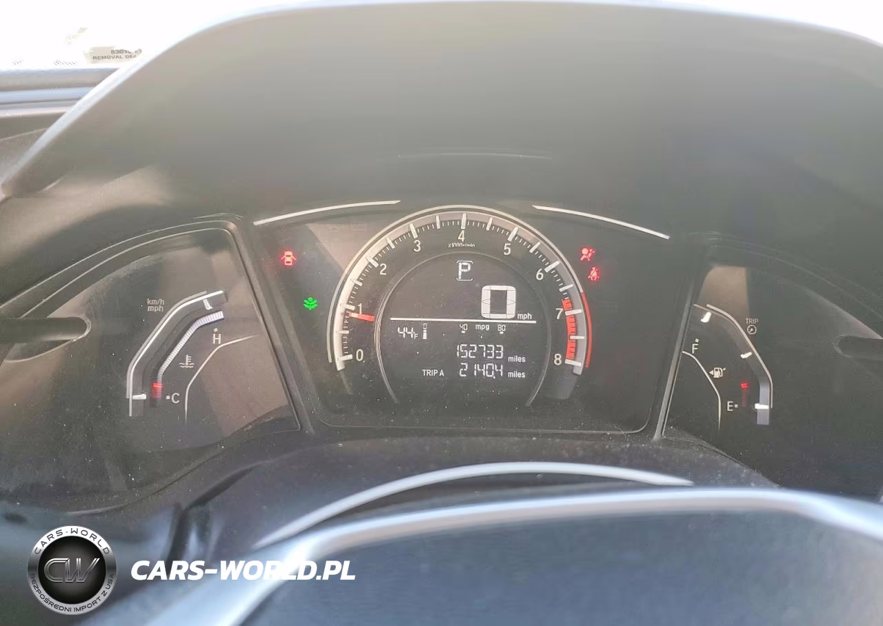 2017 Honda Civic Lx VIN:19XFC2F51HE210853 - 9