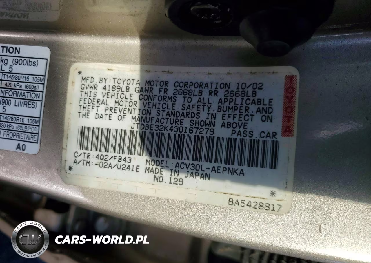 2008 Toyota Camry Le VIN:JTDBE32K430167279 - 12