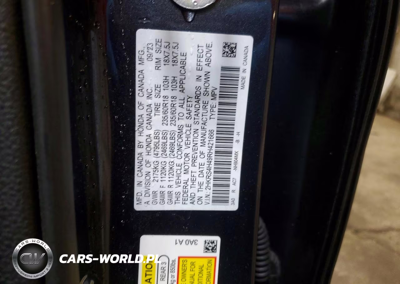 2024 Honda Cr-V Ex VIN:2HKRS4H49RH421666 - 13