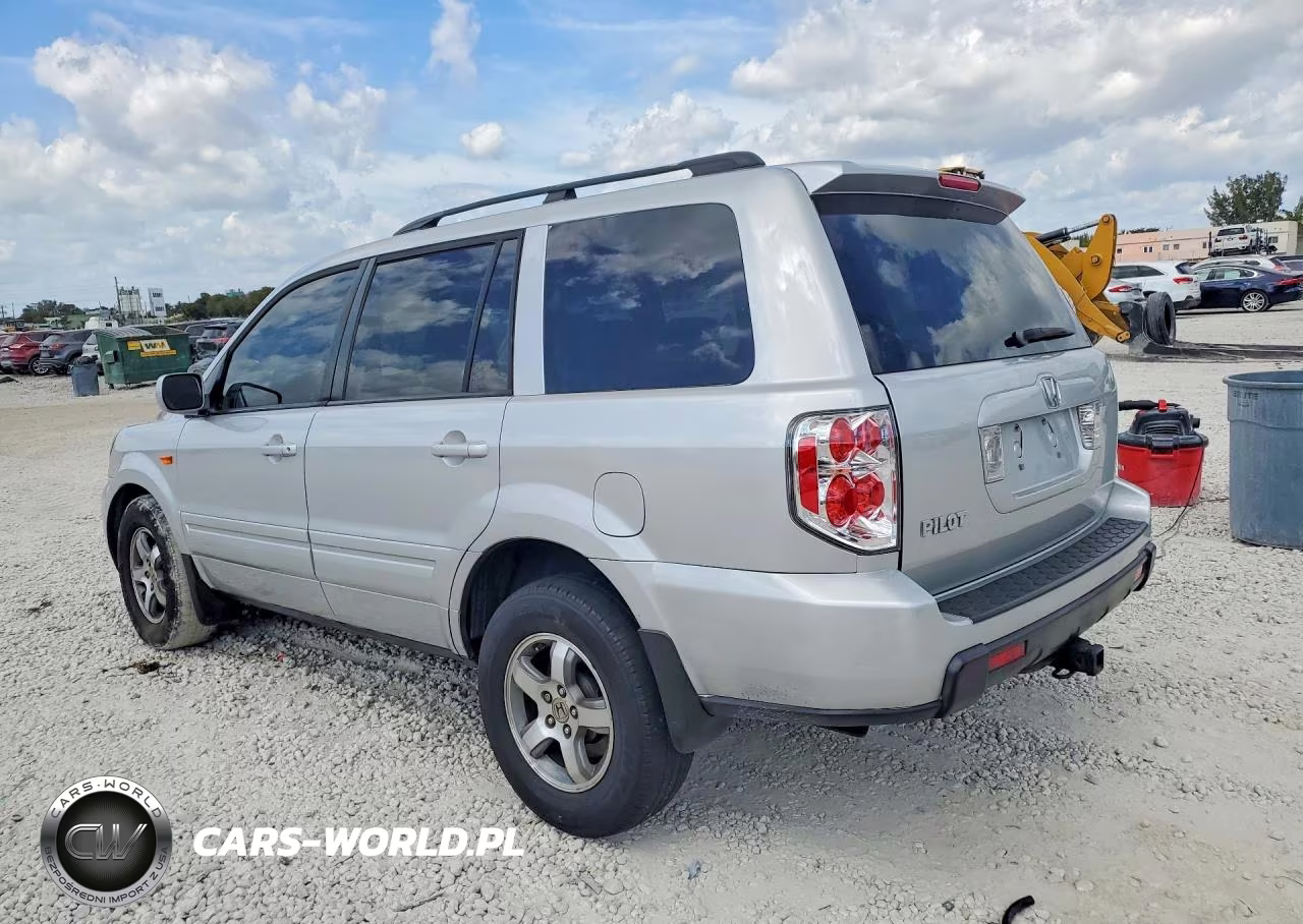 2007 Honda Pilot Exl VIN:5FNYF28627B042512 - 2