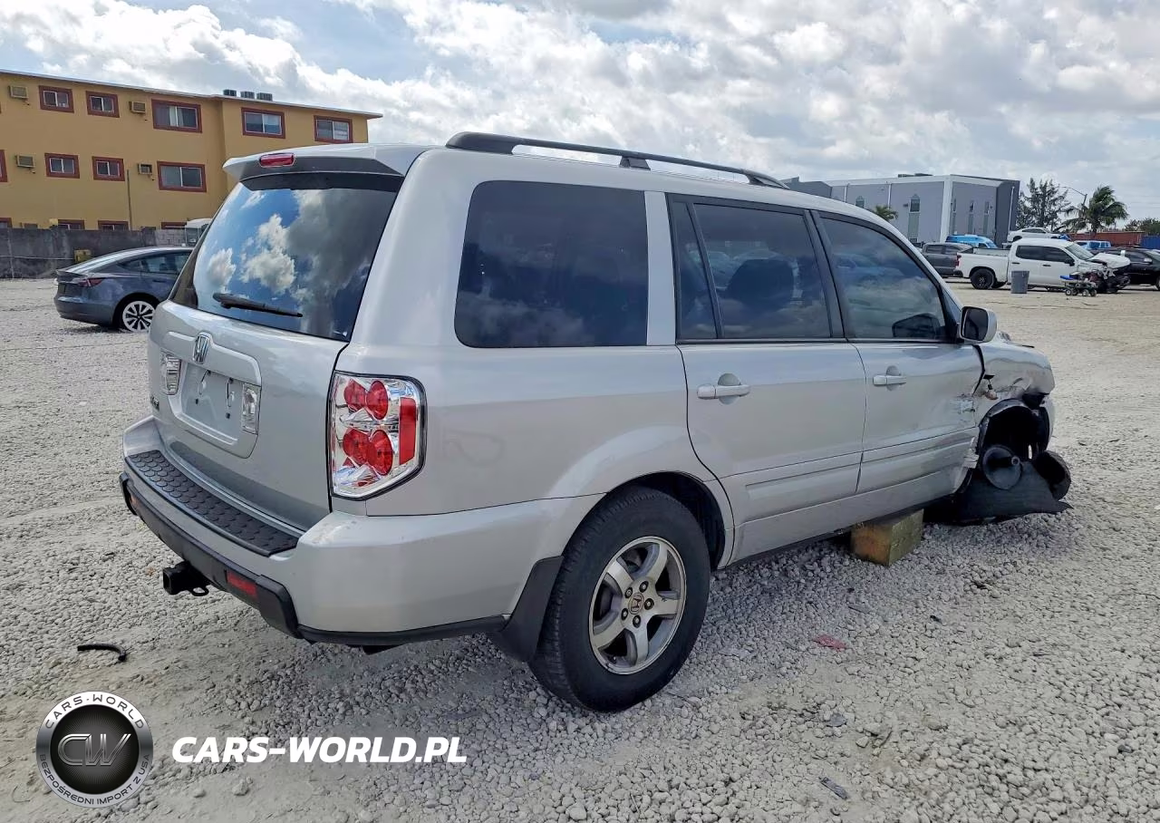 2007 Honda Pilot Exl VIN:5FNYF28627B042512 - 3