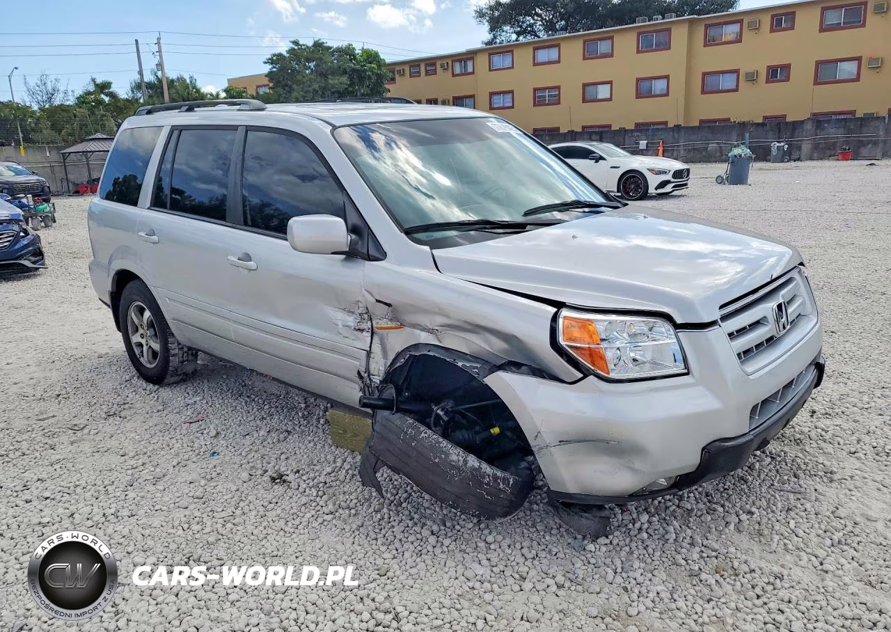 2007 Honda Pilot Exl VIN:5FNYF28627B042512 - 4