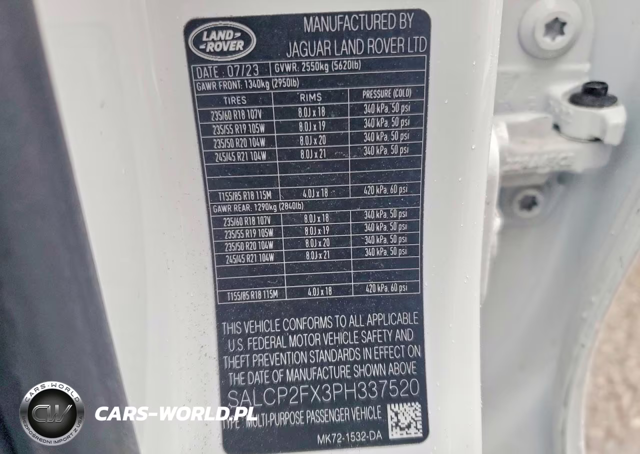 2023 Land Rover Discovery Sport Se VIN:SALCP2FX3PH337520 - 13