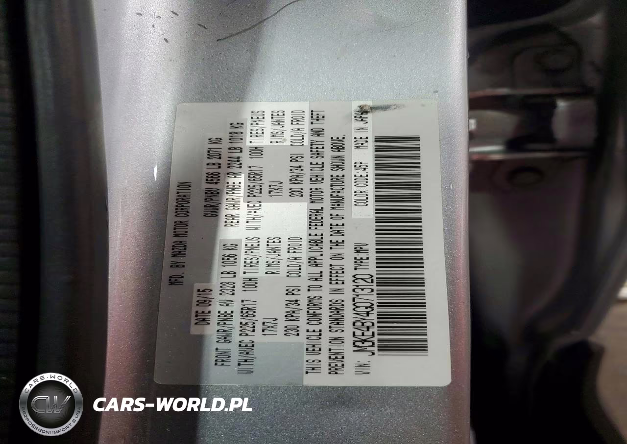 2016 Mazda Cx-5 Sport VIN:JM3KE4BY4G0713120 - 13
