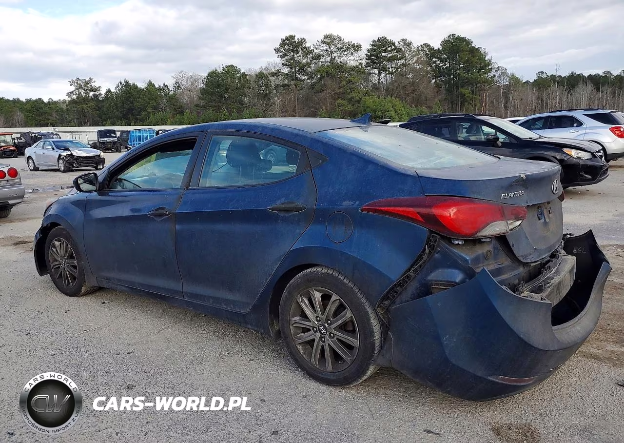2016 Hyundai Elantra Se VIN:KMHDH4AE7GU480631 - 2